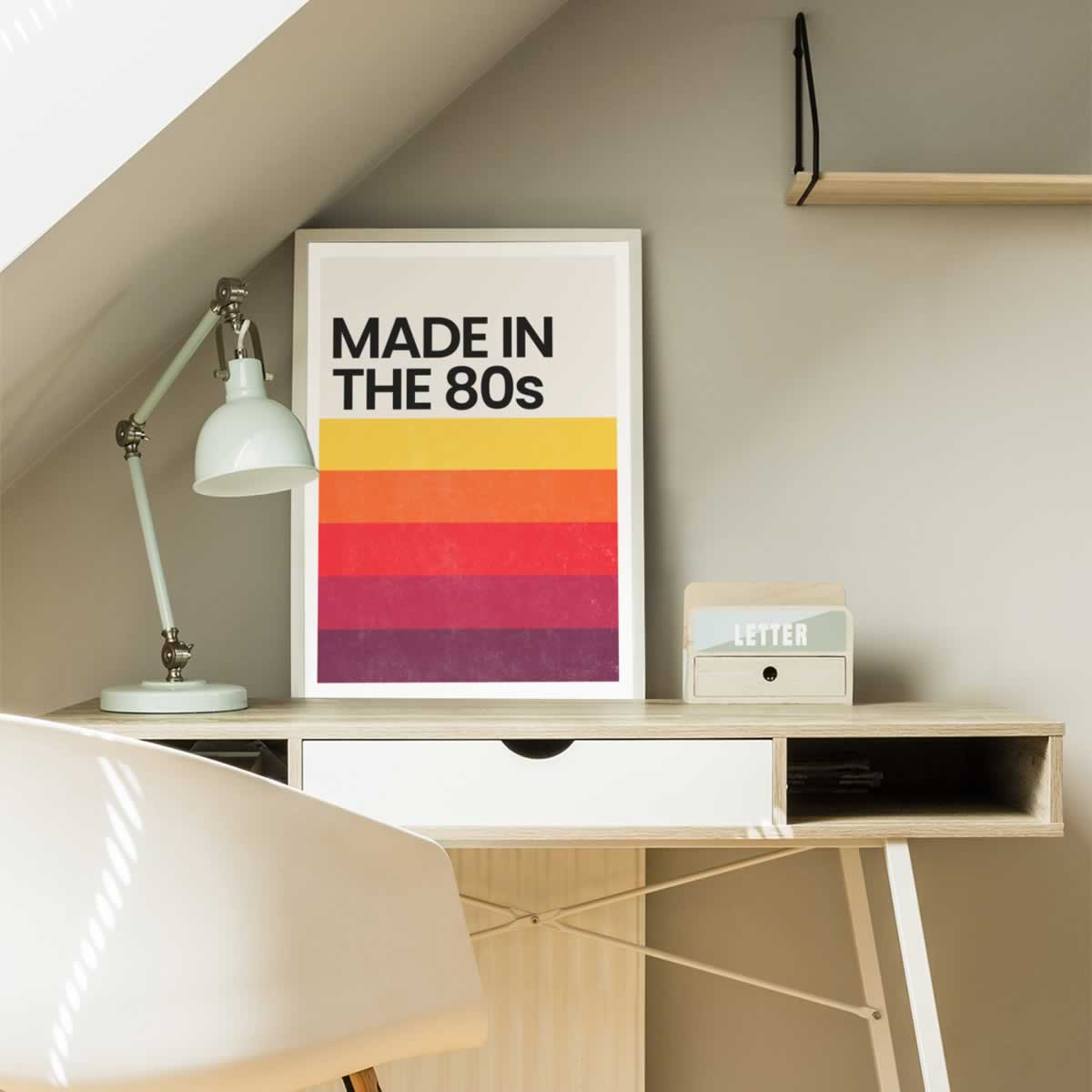 Made In The 80s Retro Print For The Wall