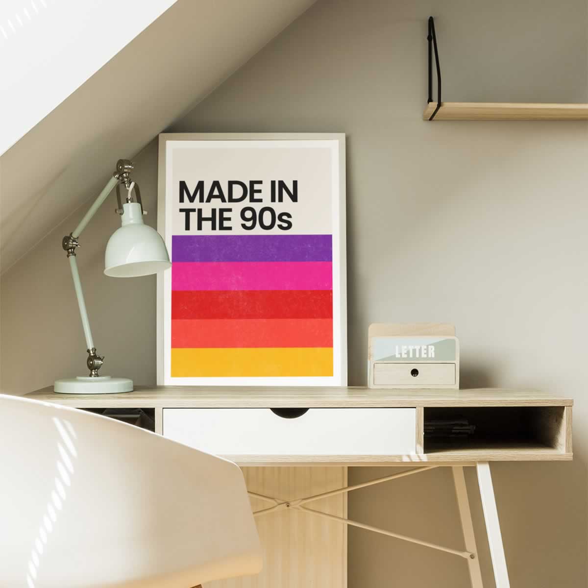 Made In The 90s Poster Print