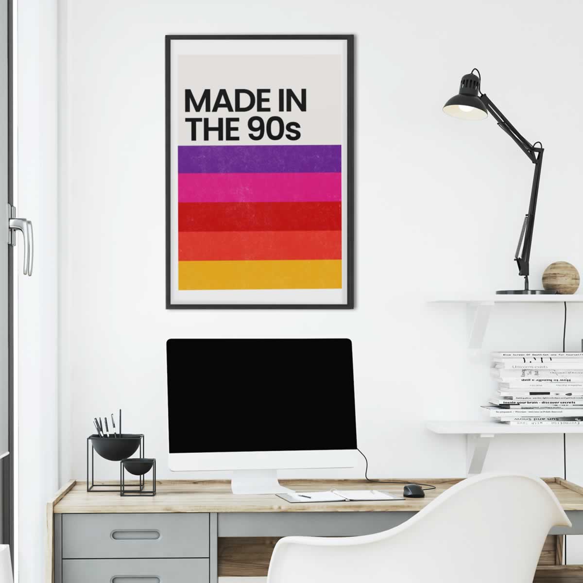 Made In The 90s Retro Print For The Wall