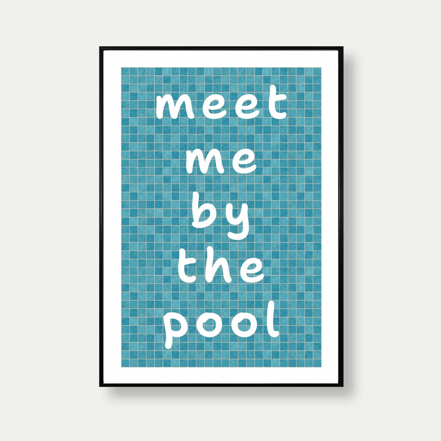 Meet Me By The Pool Print
