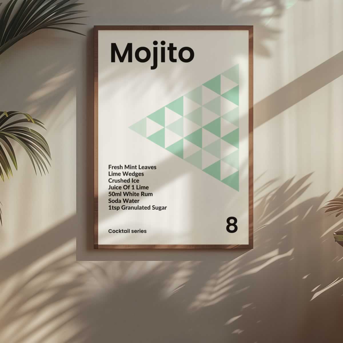 Mojito Cocktail Wall Art