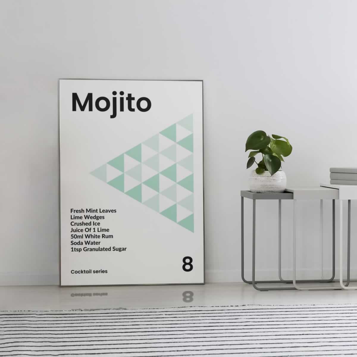 Mojito Cocktail Poster