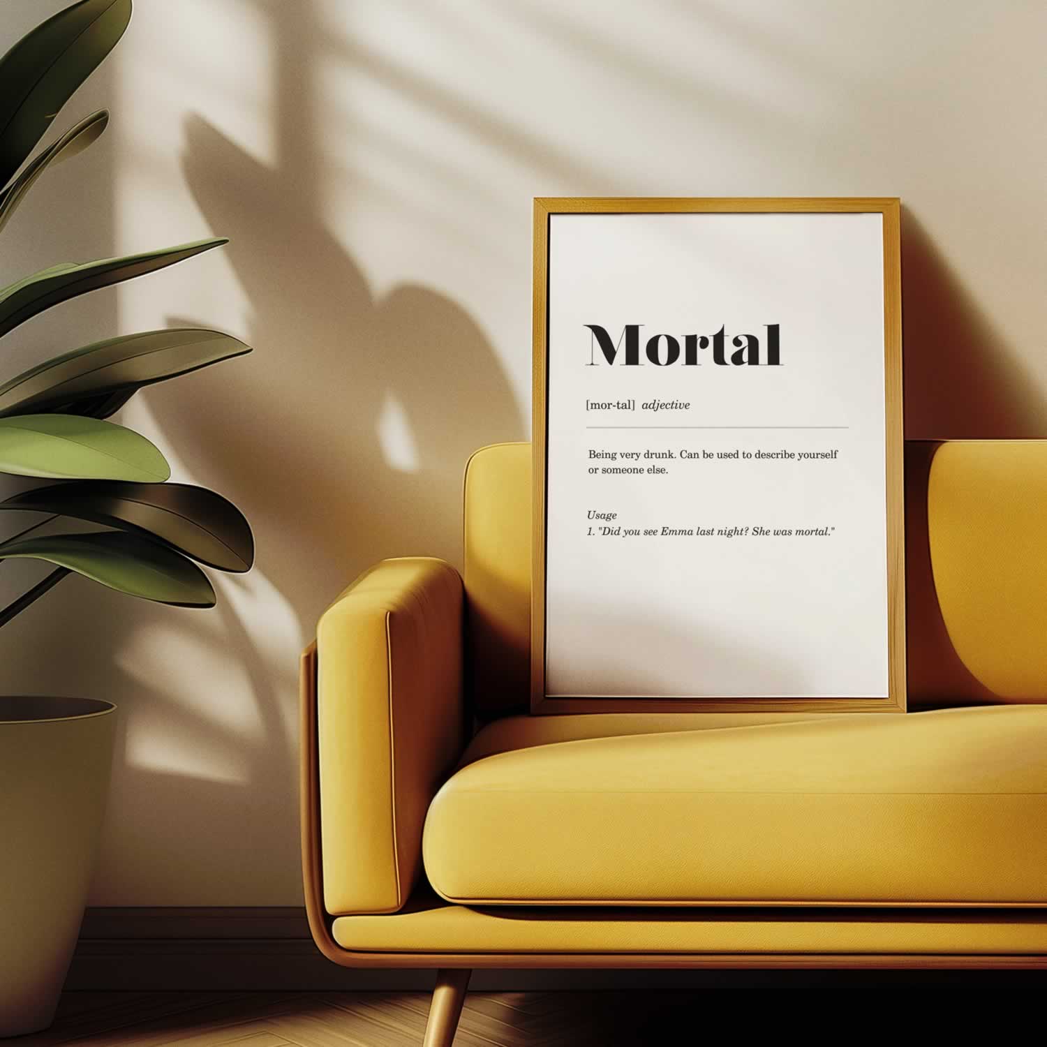 Mortal Geordie Wall Art