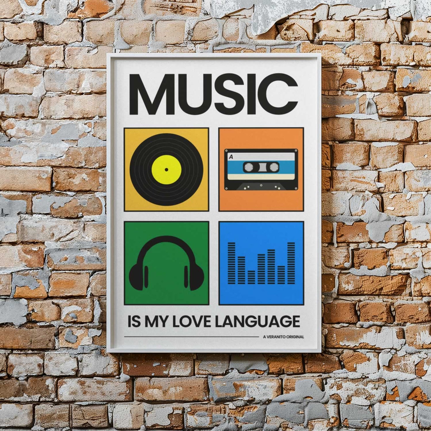 Music Is My Love Language Poster