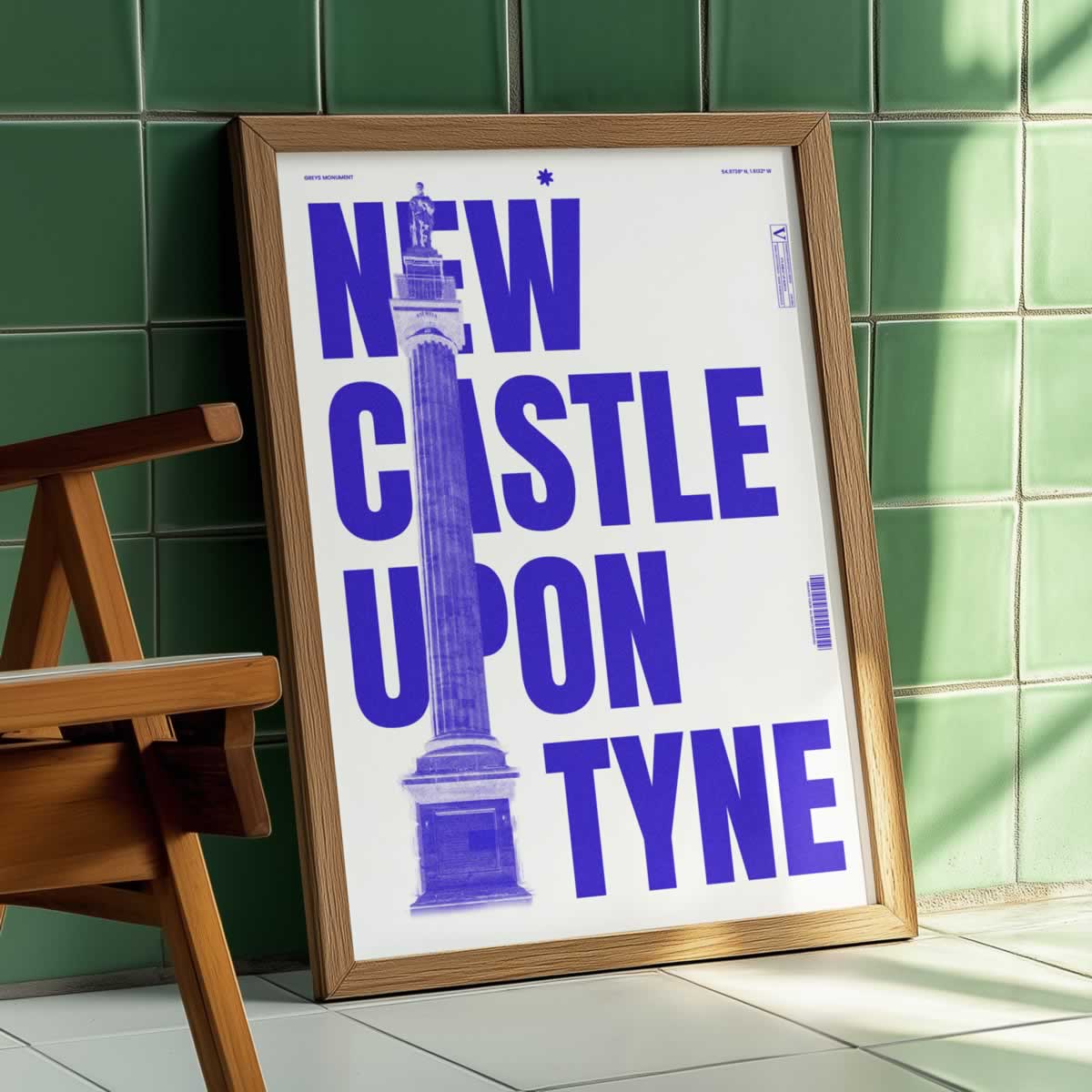 Newcastle Upon Tyne Greys Monument Print