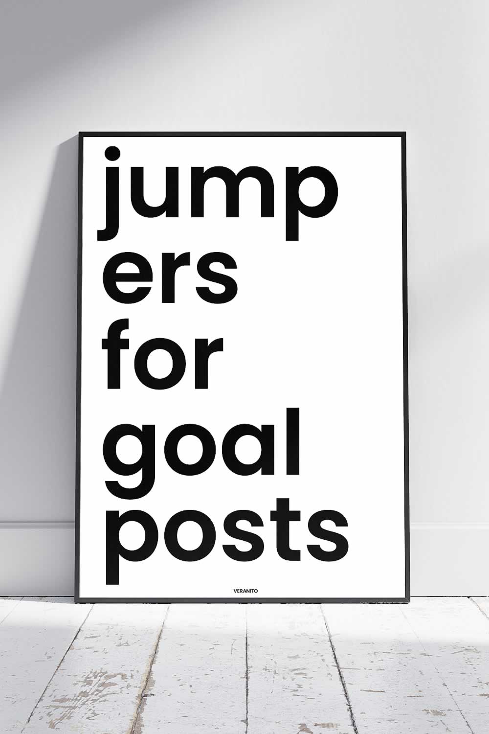 Jumpers For Goalposts Poster Print