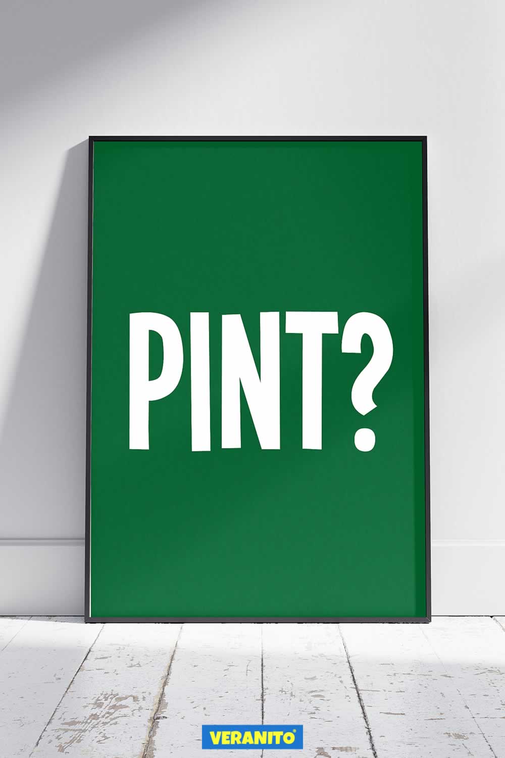 Pint Typography Print