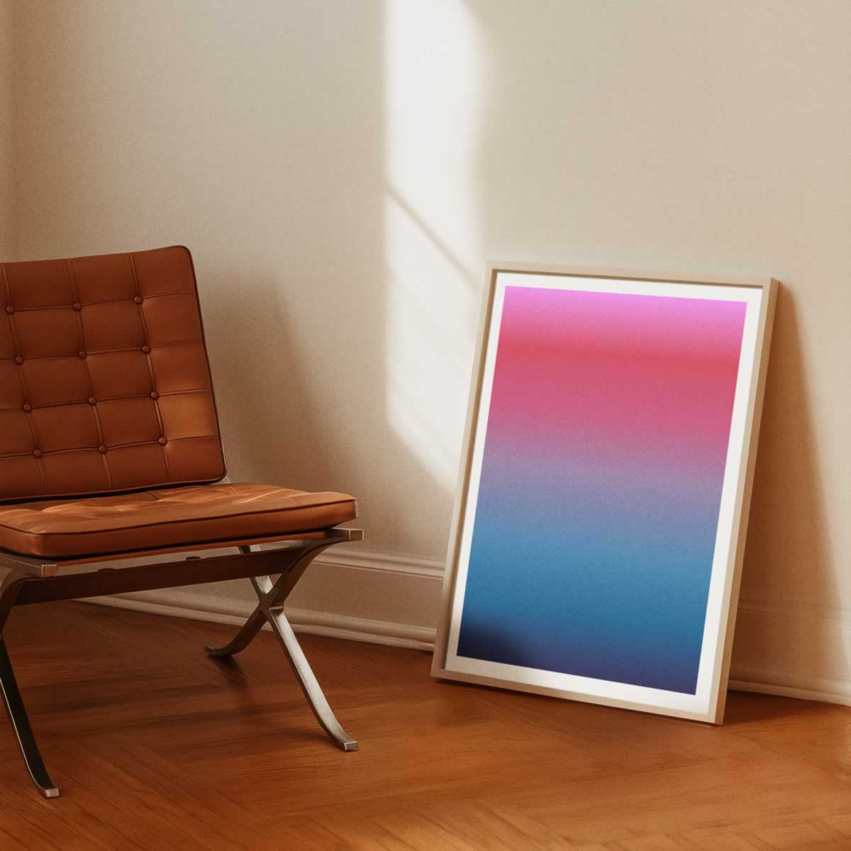 Pink Sky Sunset Gradient Artwork