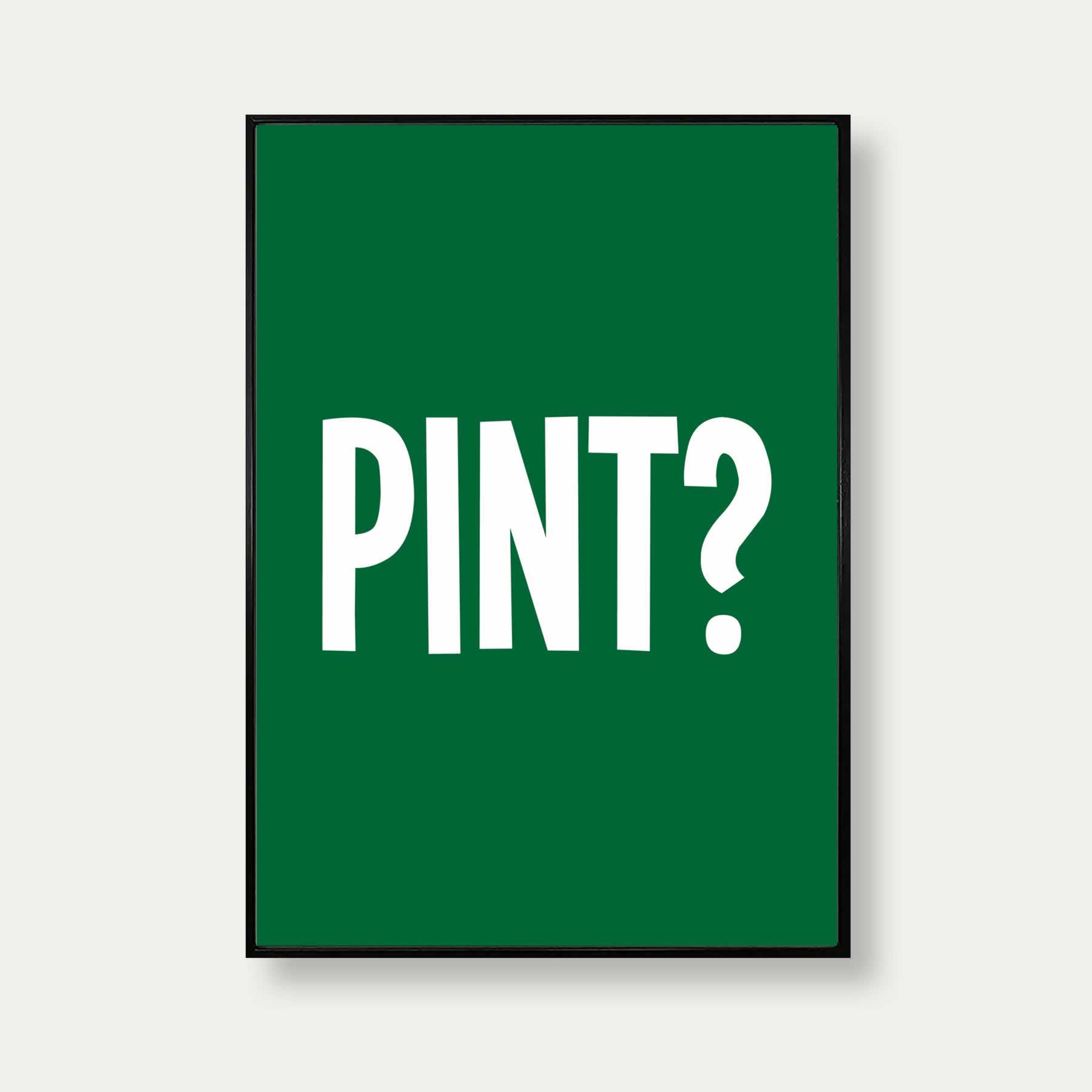 Pint Art Print