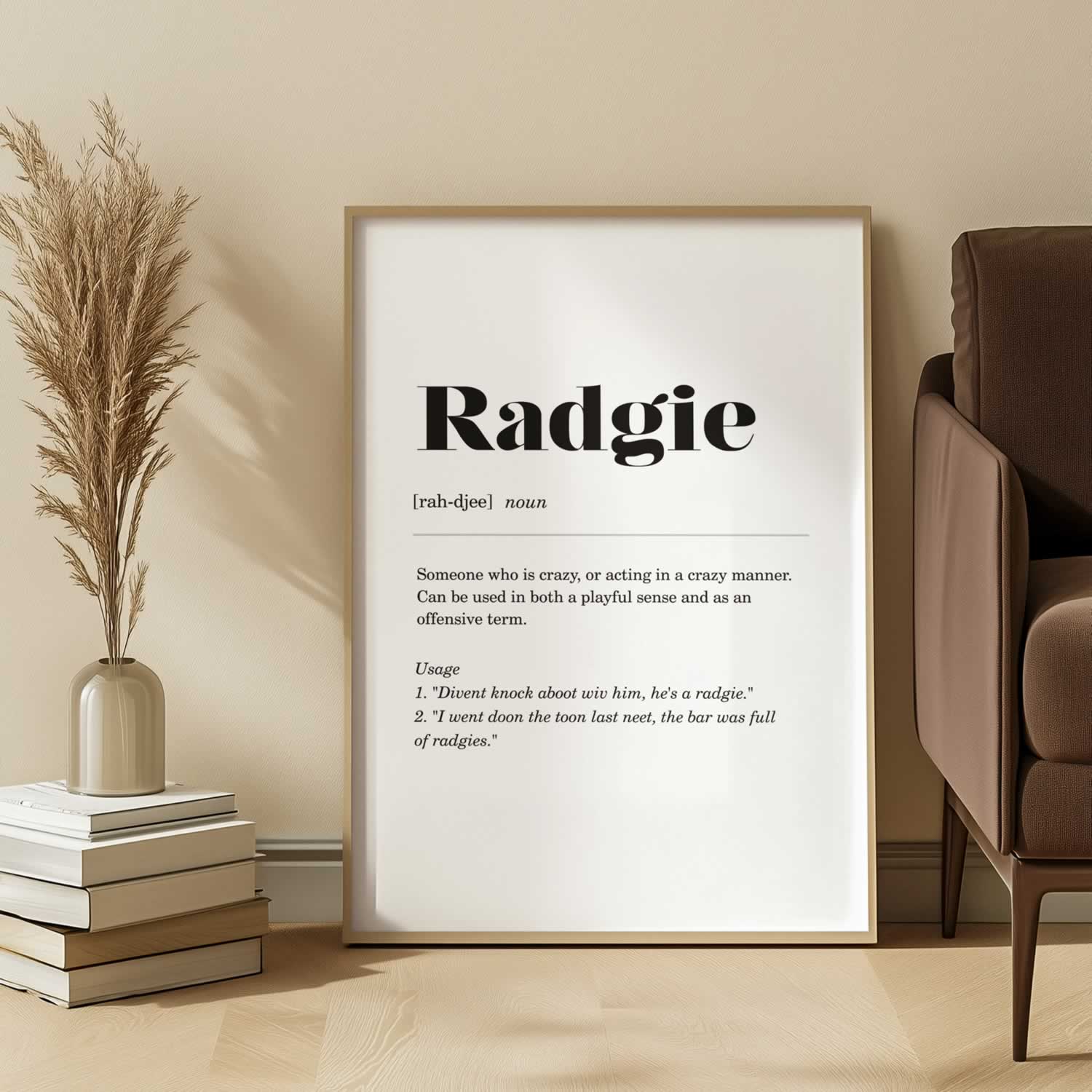 Radgie Geordie Definition Artwork