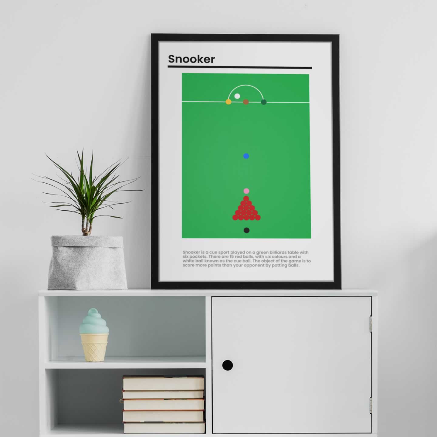 snooker poster for man cave