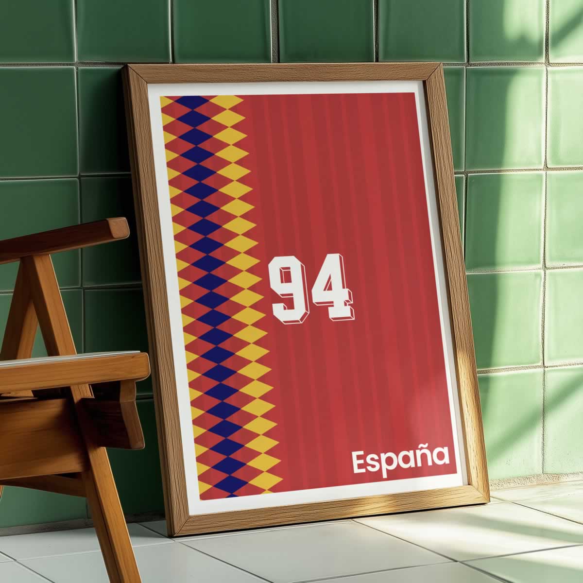 Spain 94 Football Wall Art Print