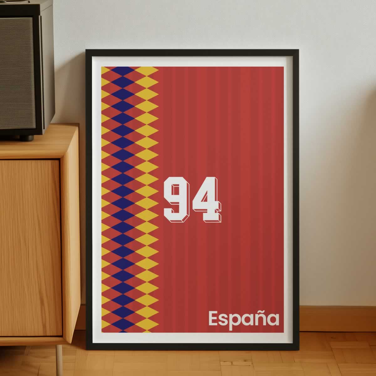 Spain 94 Retro Football Poster