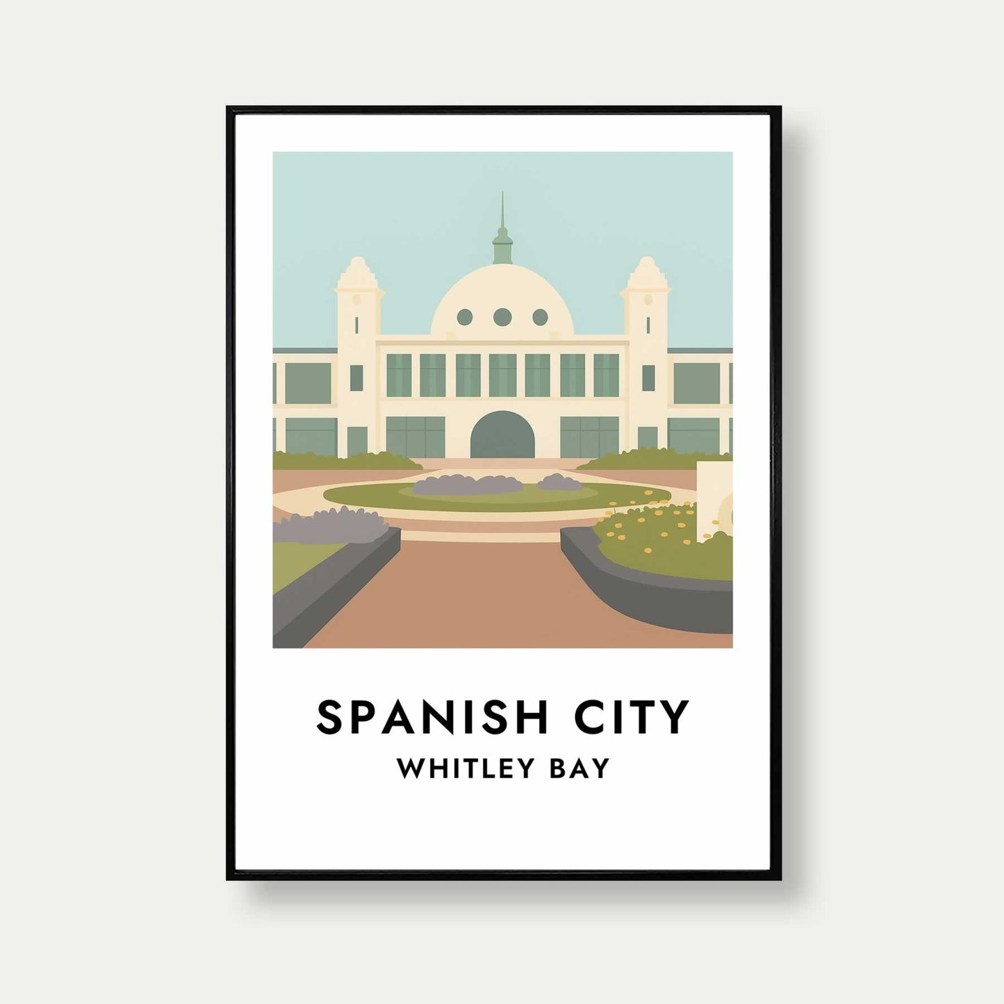 Spanish City Whitley Bay Travel Print