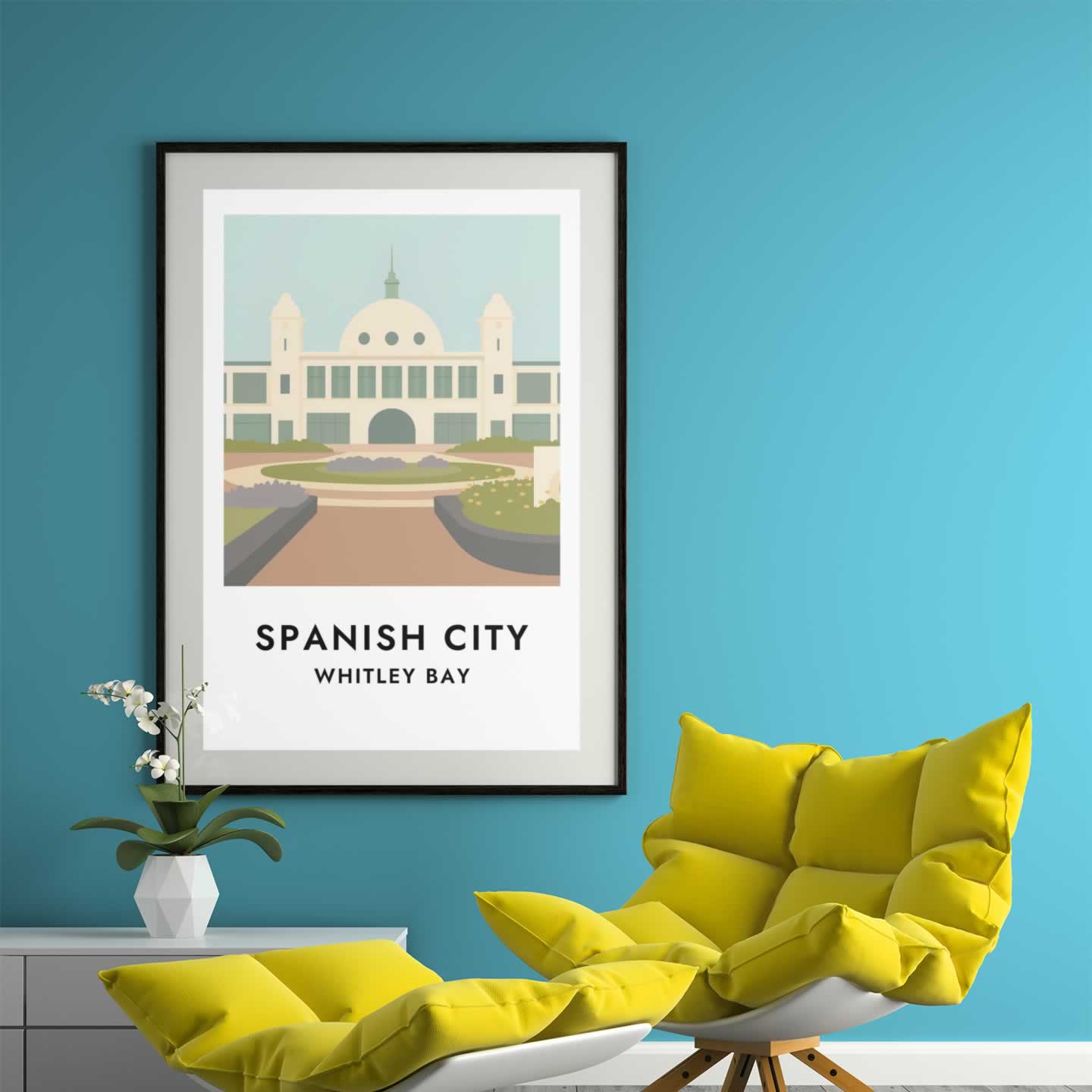 Spanish City Whitley Bay Print