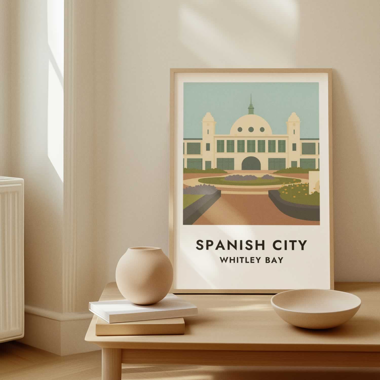 Spanish City Whitley Bay Travel Print For Your Living Room