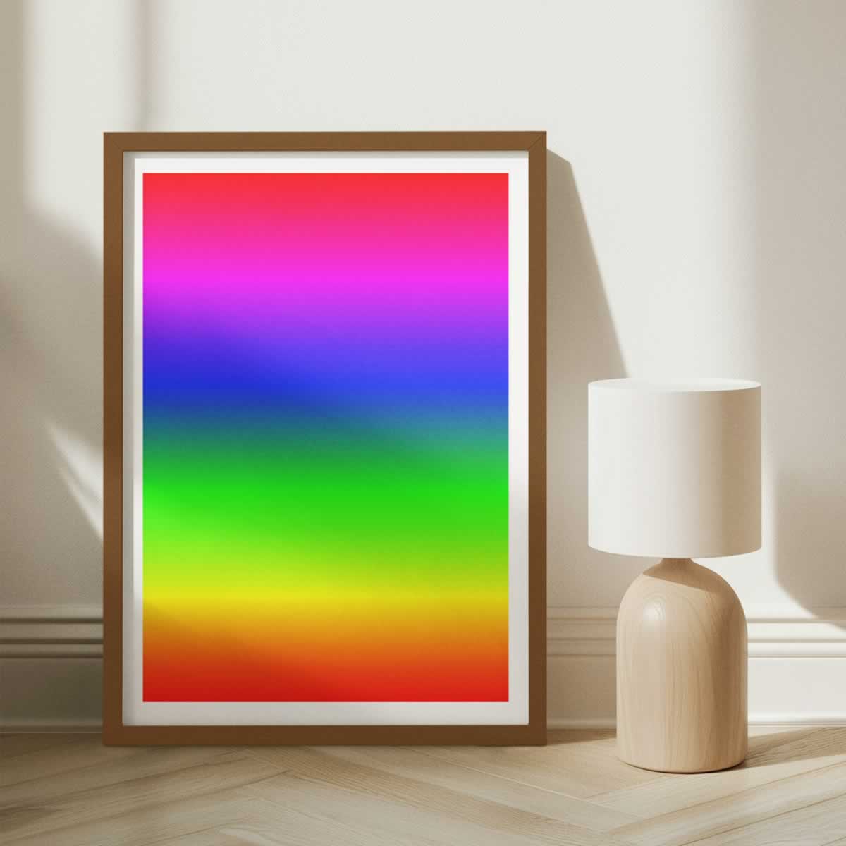 Spectrum Of Colours Gradient Print
