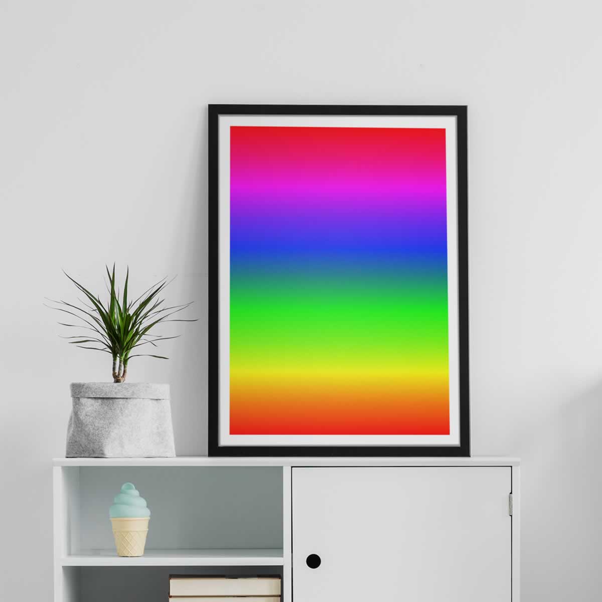 Spectrum Of Colours Gradient Colourful artwork