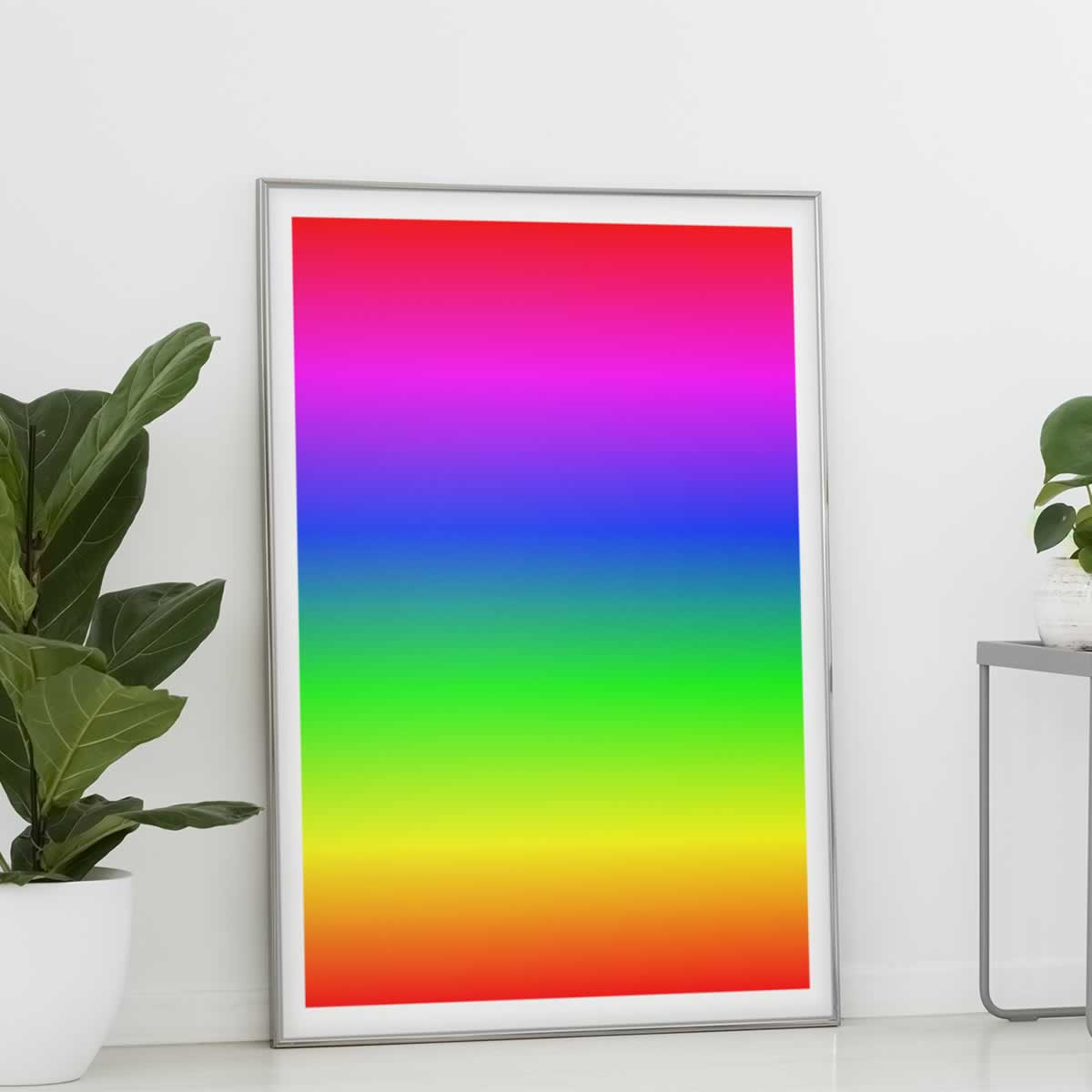 Spectrum Of Colours Gradient Poster Print