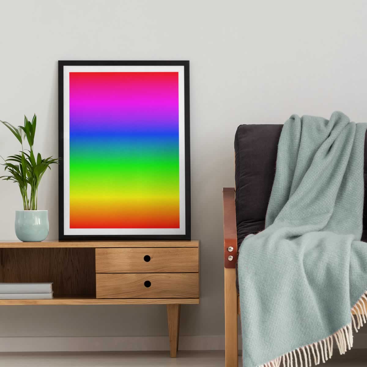 Spectrum Of Colours Gradient Wall Art
