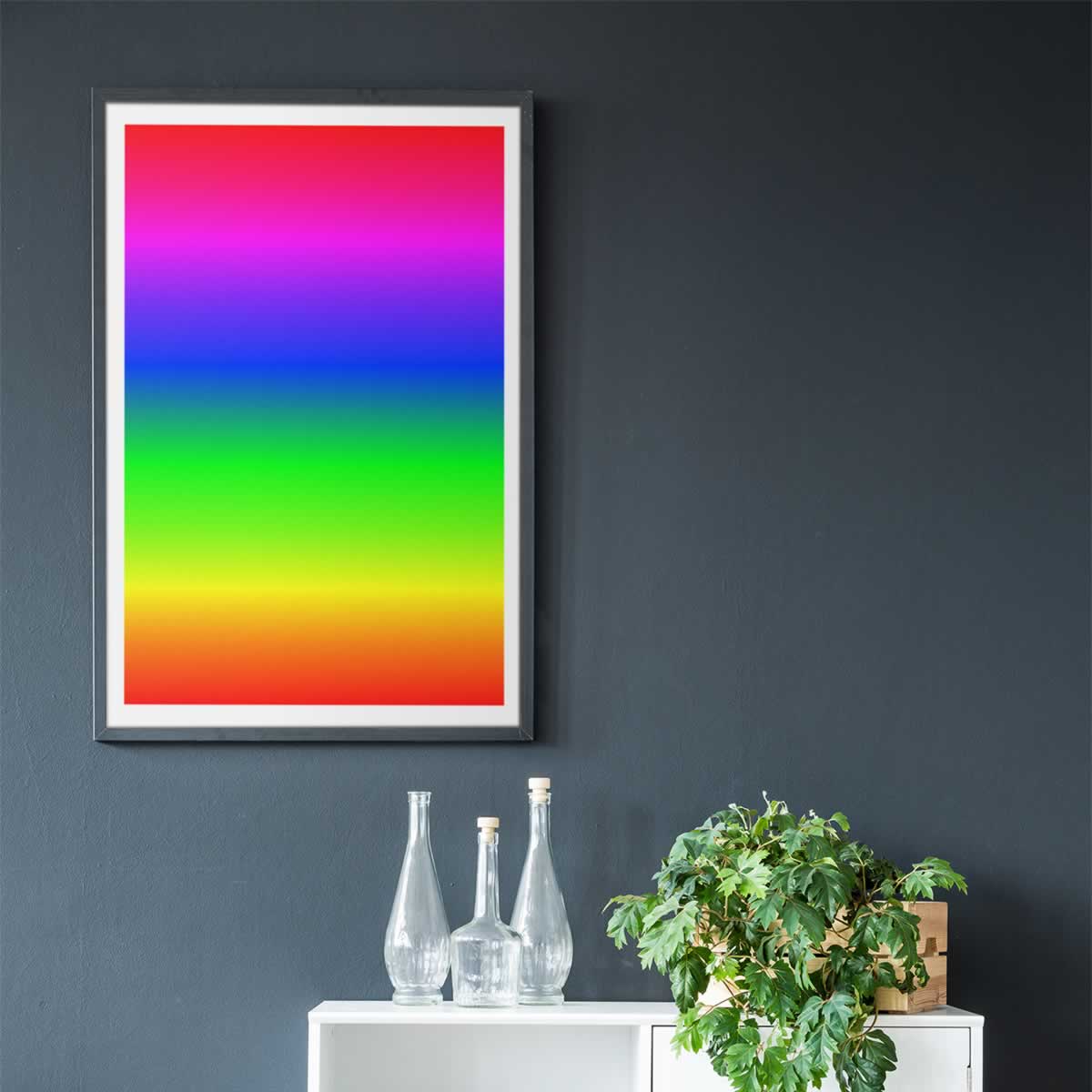 Spectrum Of Colours Gradient Wall Art