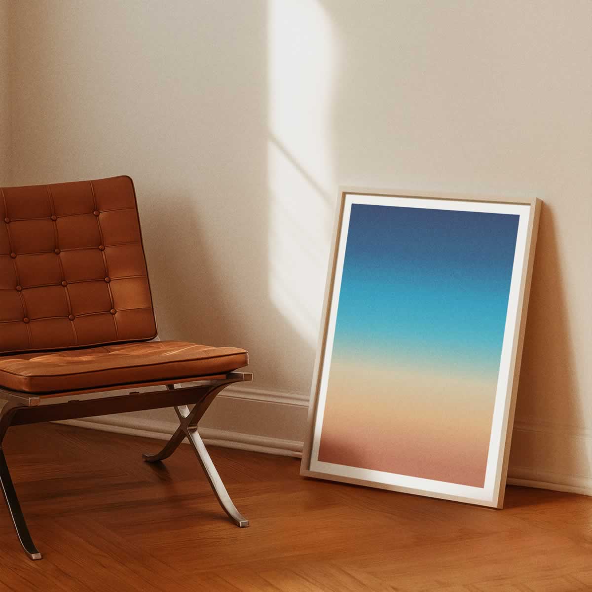 Light Sunrise Gradient Poster