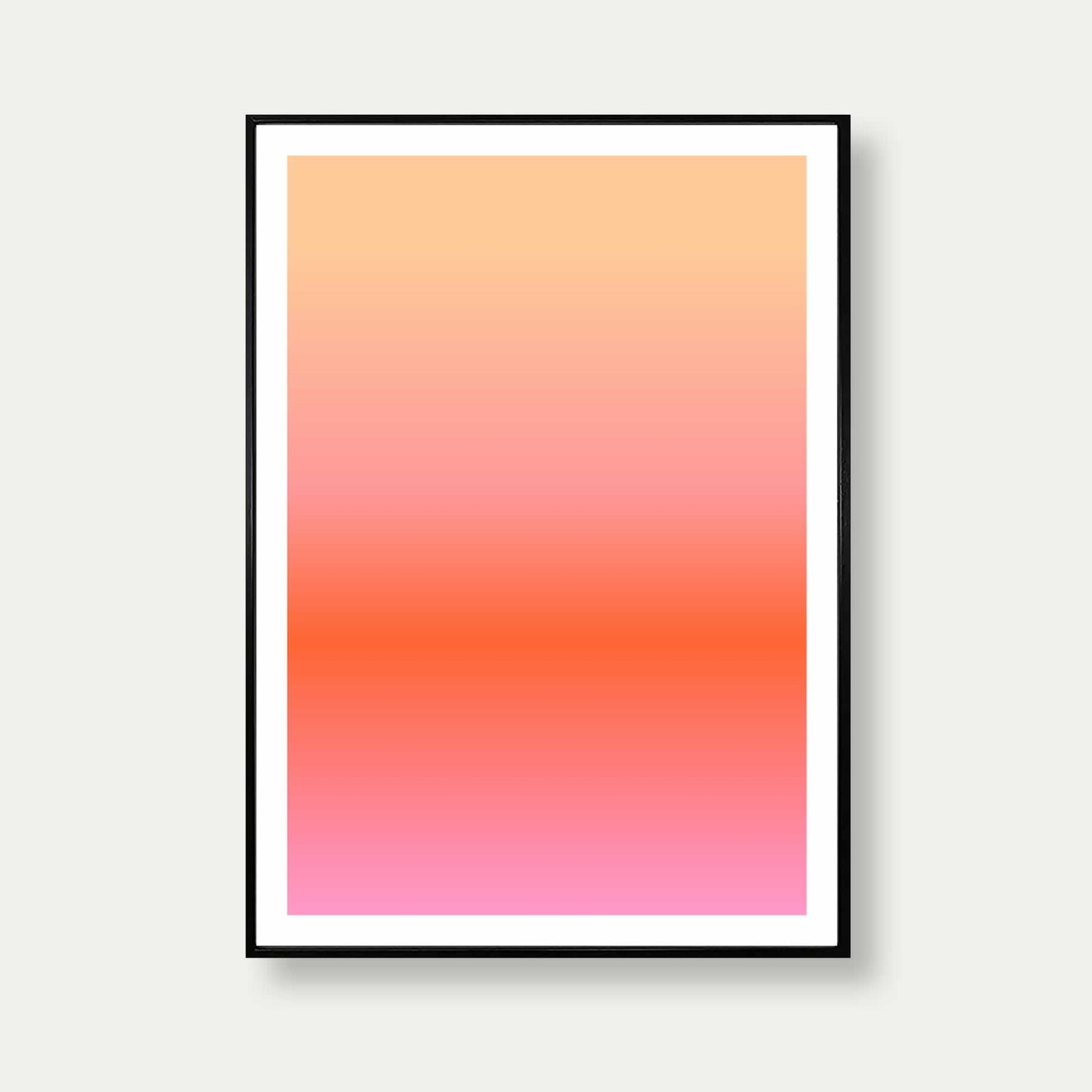 Sunset Gradient Art Print