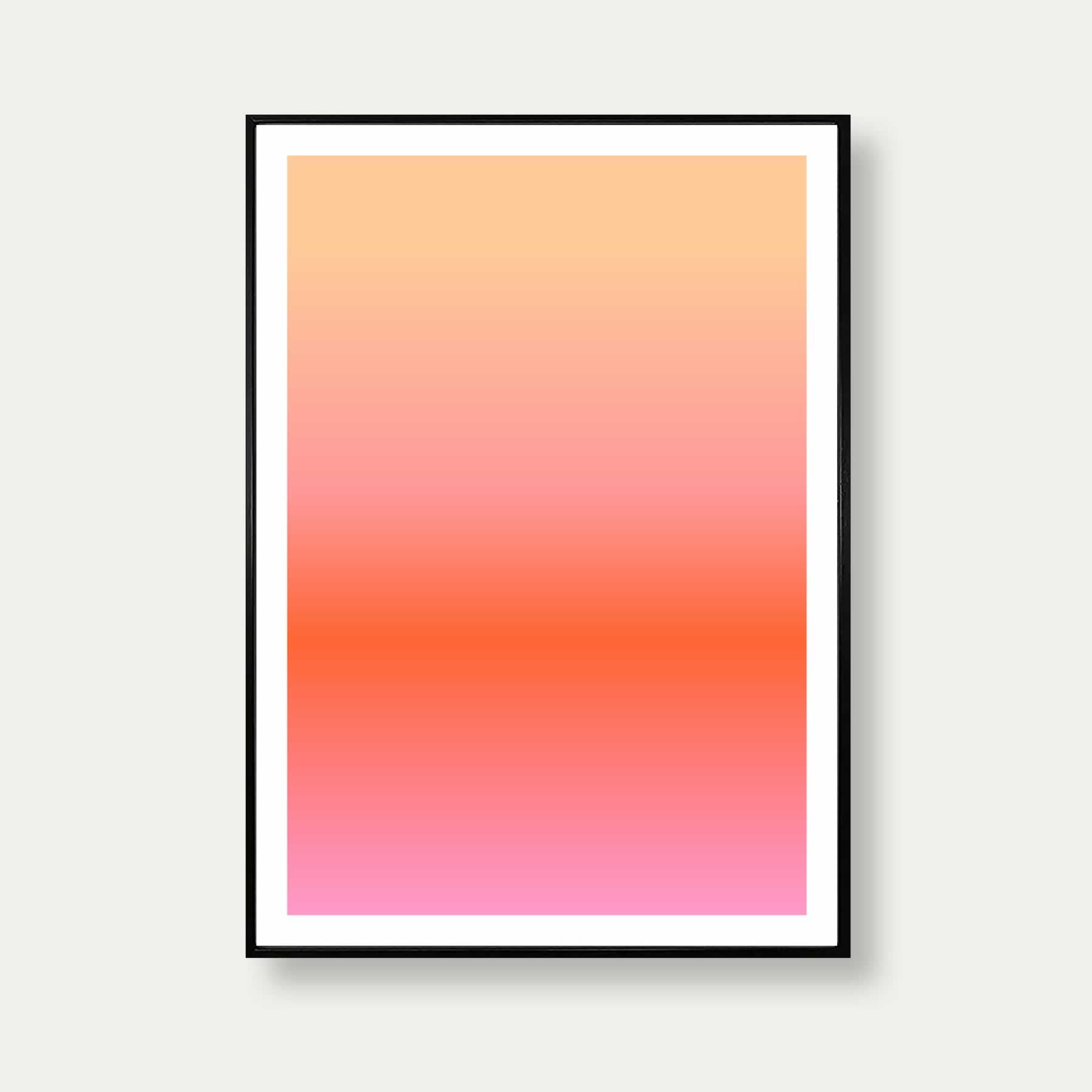 Sunset Gradient Art Print