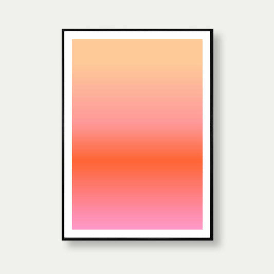 Sunset Gradient Art Print