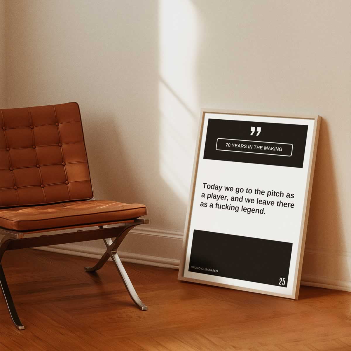 Today we go to the pitch as a player, and we leave as a fucking legend poster