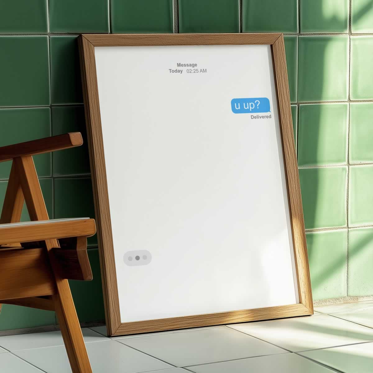 U Up Funny Quote Art Print