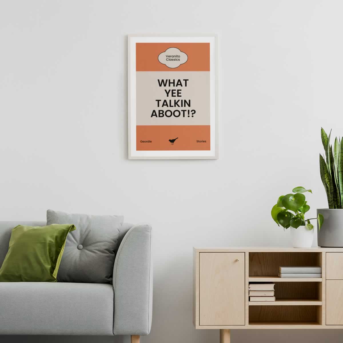 What Yee Talkin Aboot Geordie Wall Art