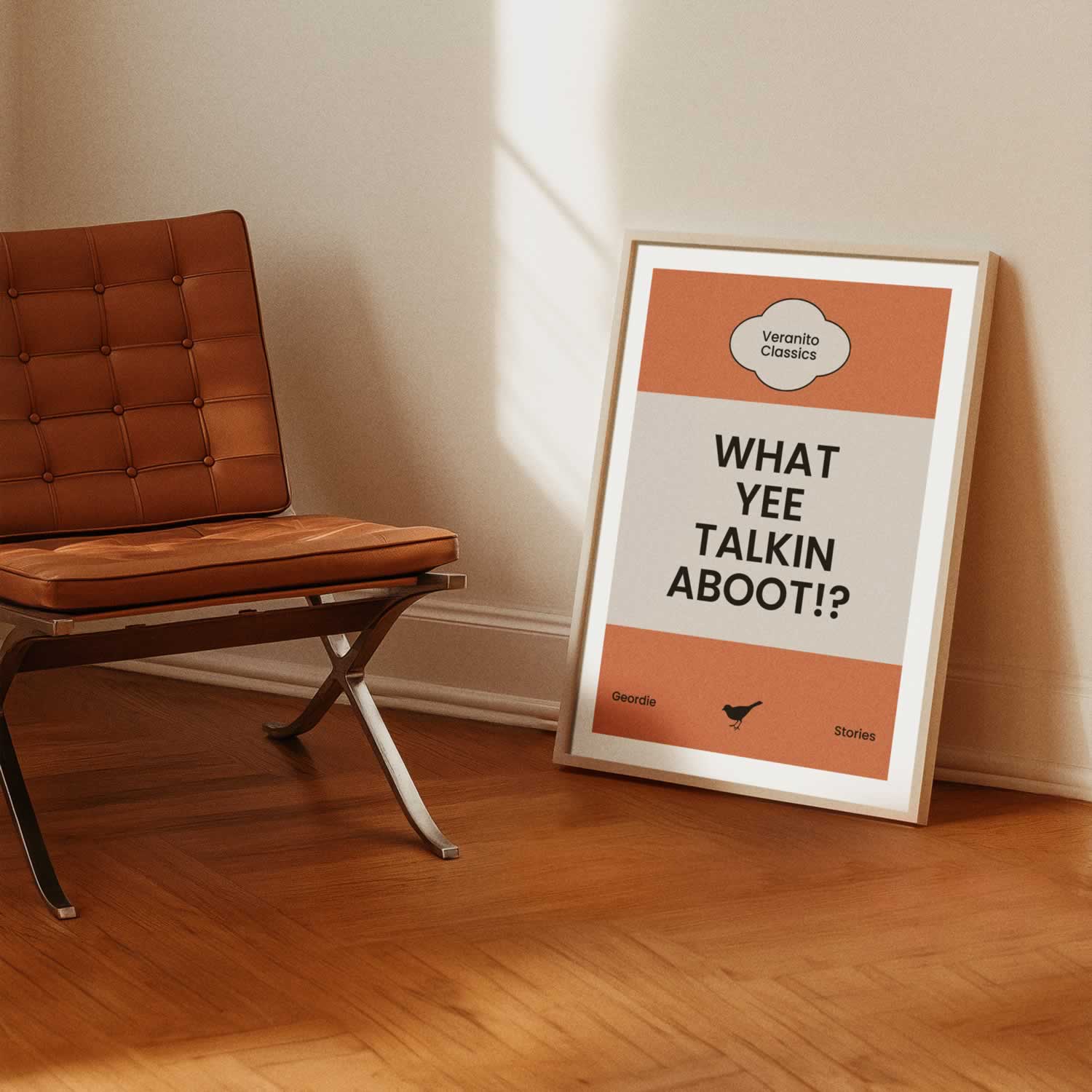 What Yee Talkin Aboot Geordie Poster Print