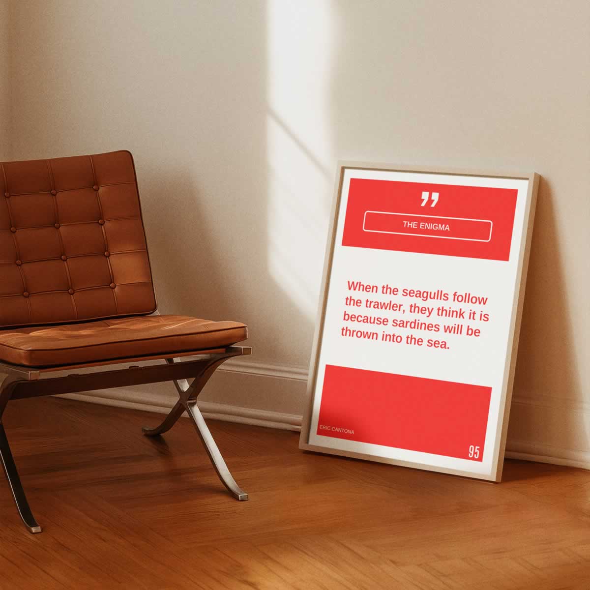 When The Seagulls Follow The Trawler Quote Poster