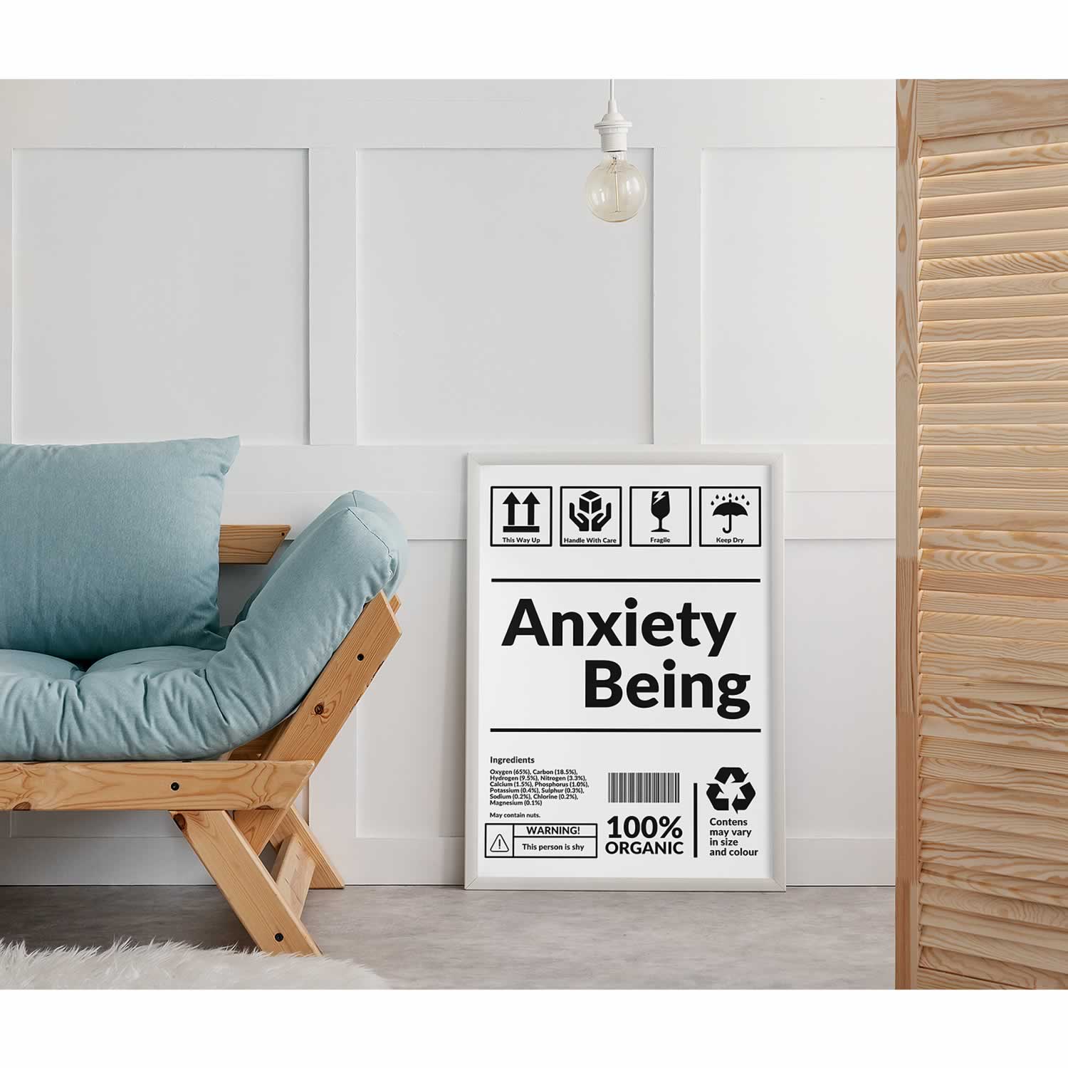 Anxiety Being Poster 