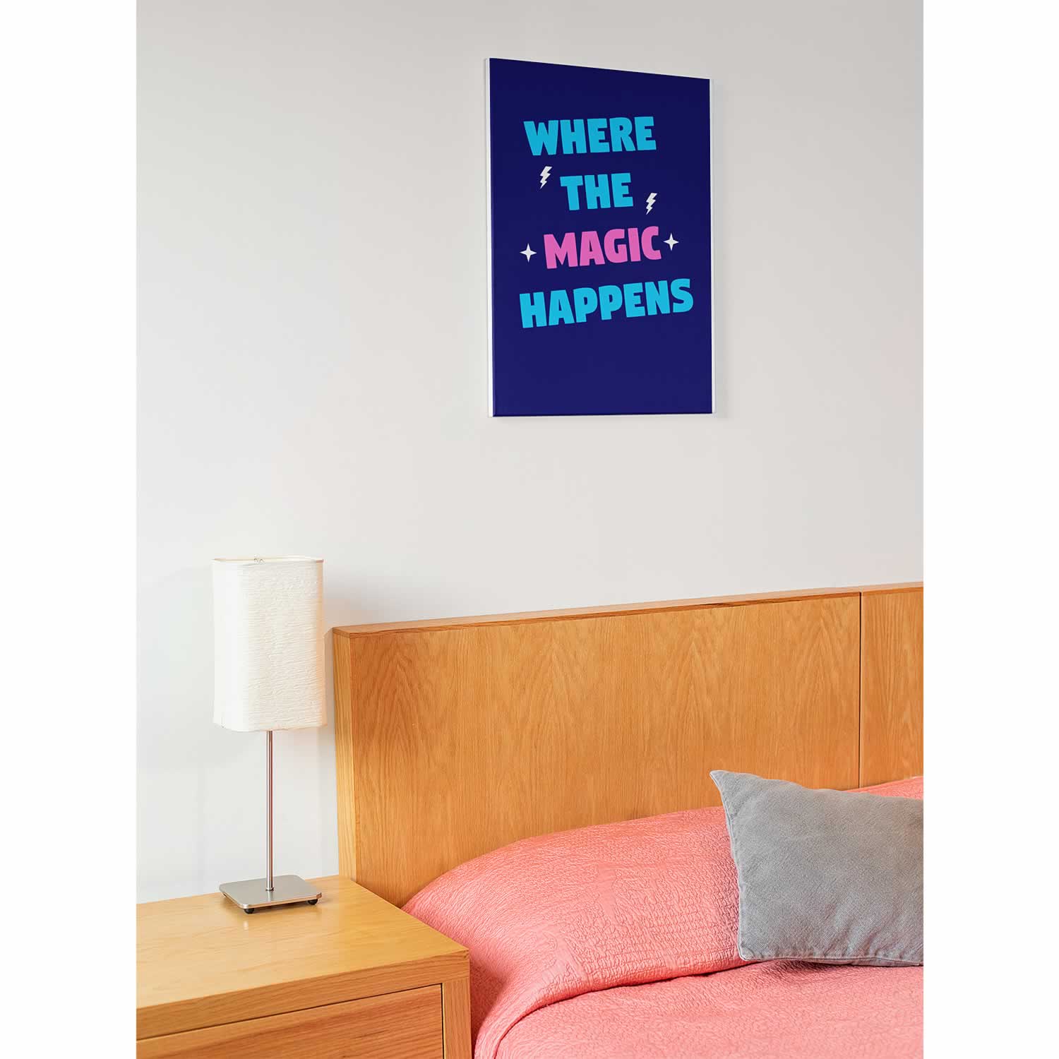 Where The Magic Happens Bedroom Print